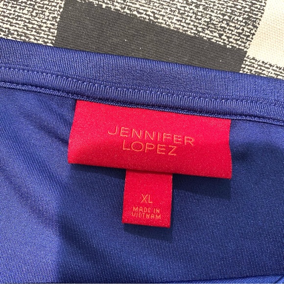 Jennifer Lopez Blue Top XL - Picture 4 of 5